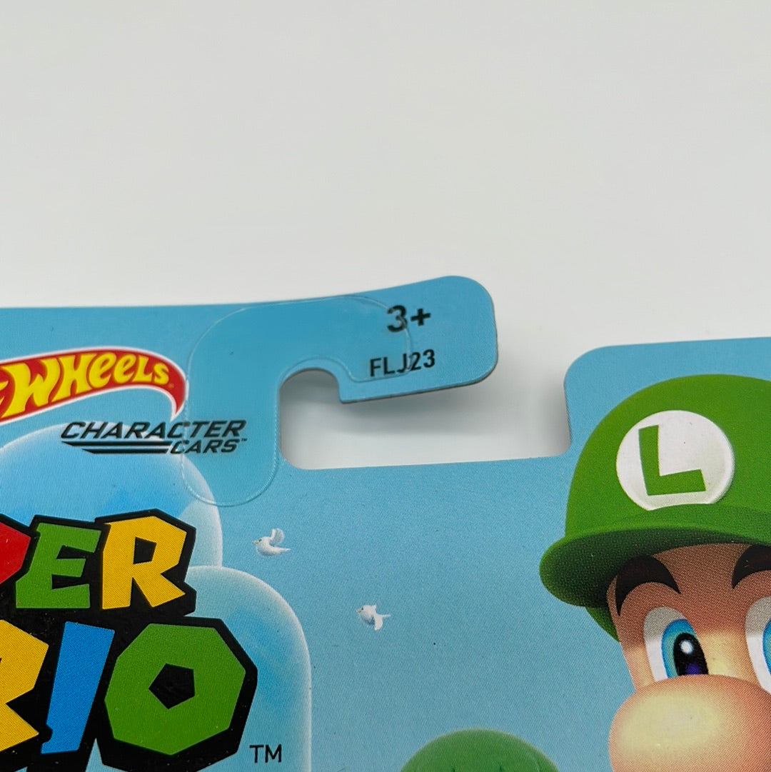 Hot Wheels Character Cars - Super Mario Series - Luigi