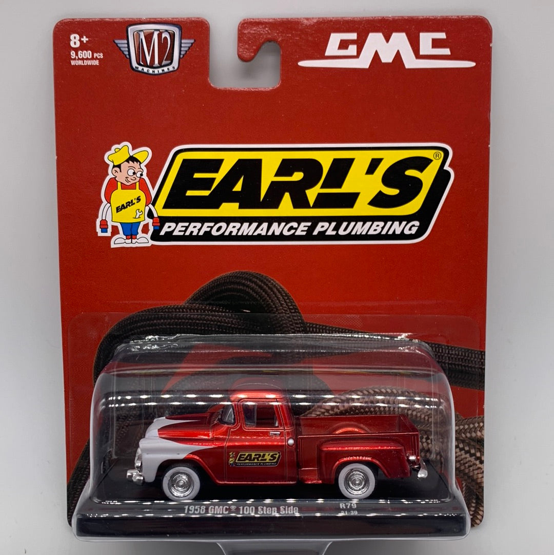 M2 Machines Auto Drivers - R79 - Earl’s 1958 GMC 100 Step Side Truck