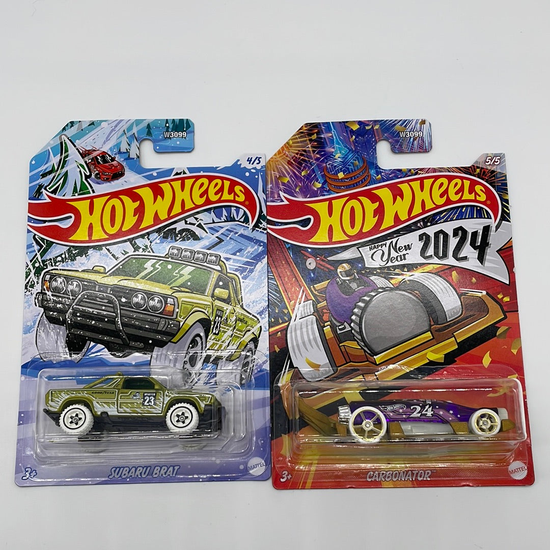 Hot Wheels - 2023 Holiday Christmas Series Complete Set of 5
