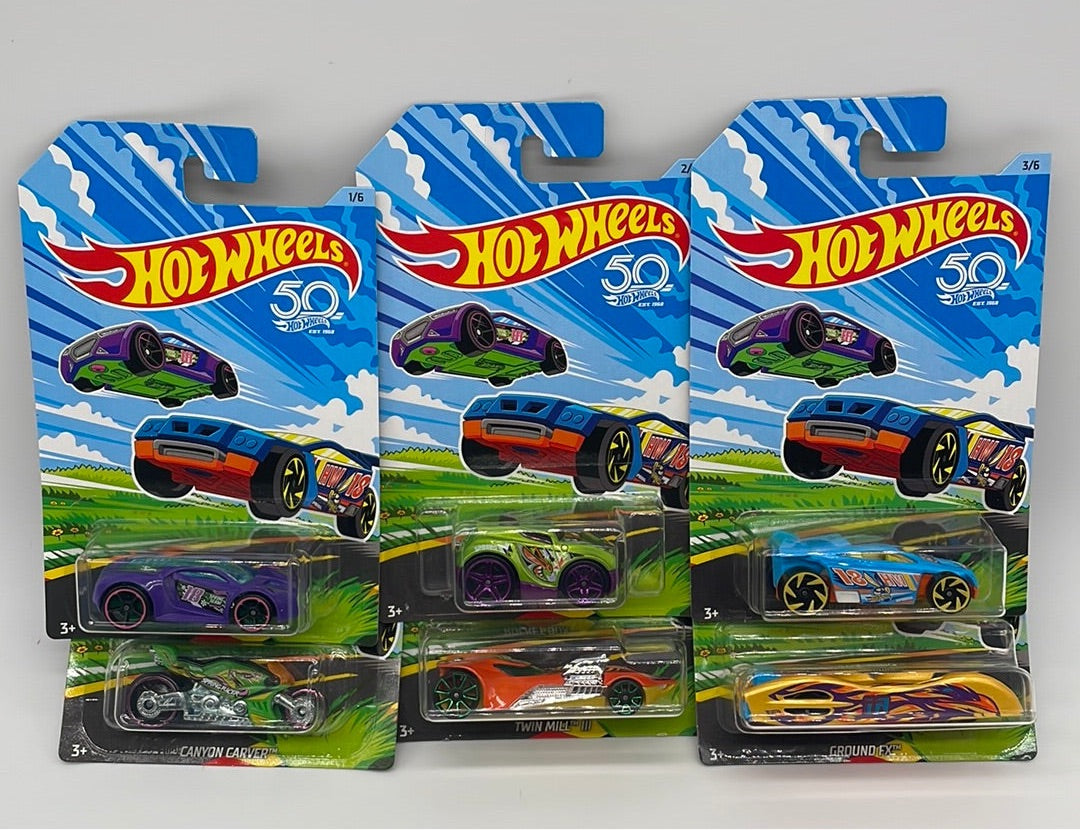 Hot Wheels - 2018 Spring Series Complete Set of 6