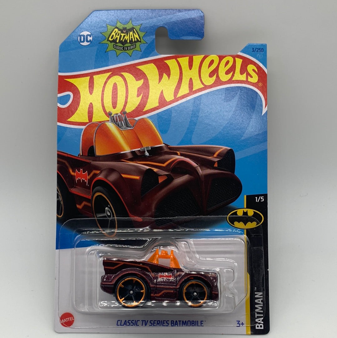 Hot Wheels Mainline - 2023 A Case International Cards - Red Classic TV Series Batmobile