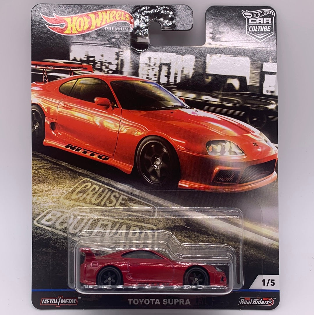 Hot Wheels Car Culture Premium - Cruise Boulevard Series Single - #1/5 - Toyota Supra