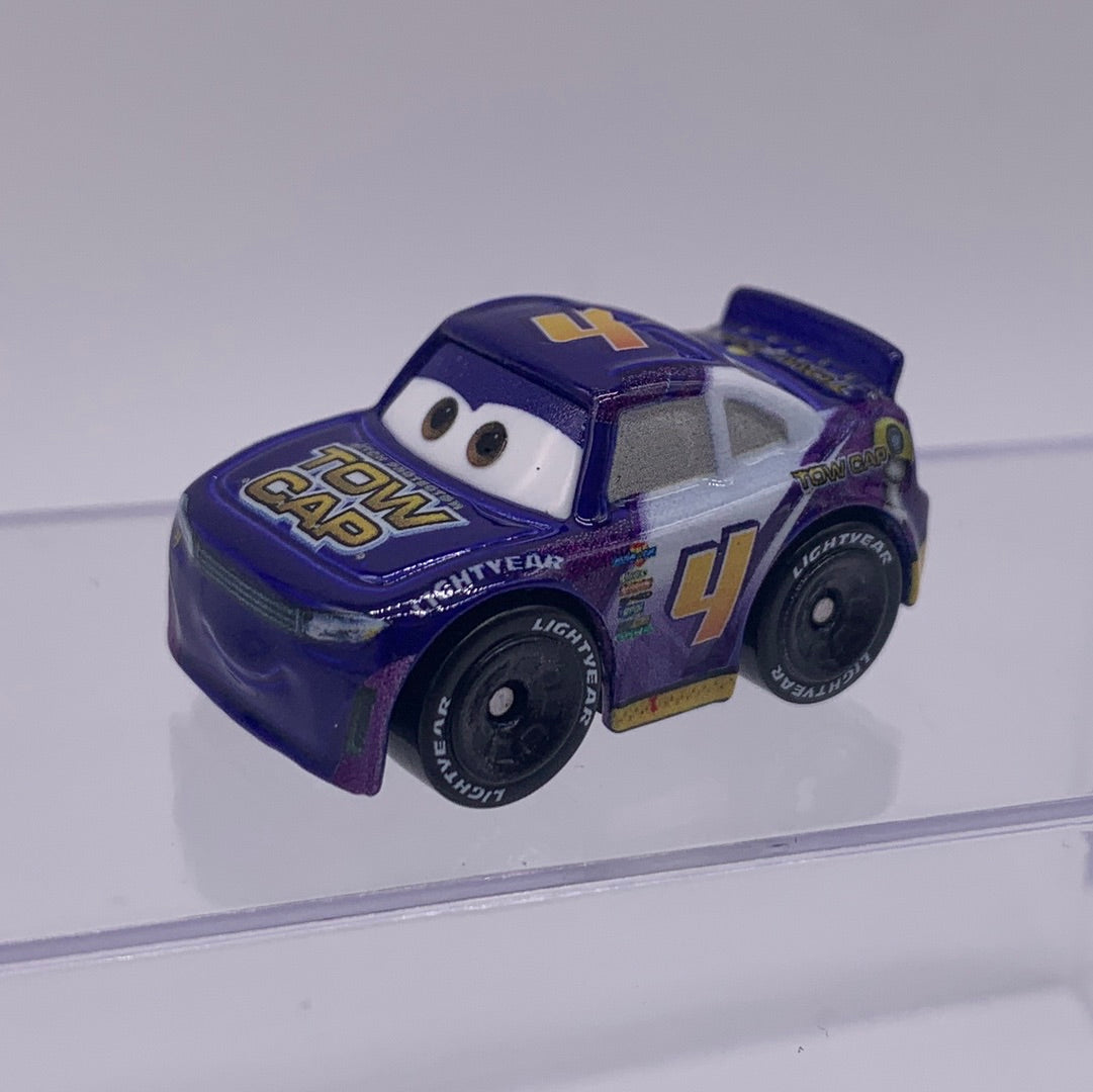 Disney Pixar Cars Movie Metal Mini Racers - Loose Jack DePost Tow Cap #4 Piston Cup Racer