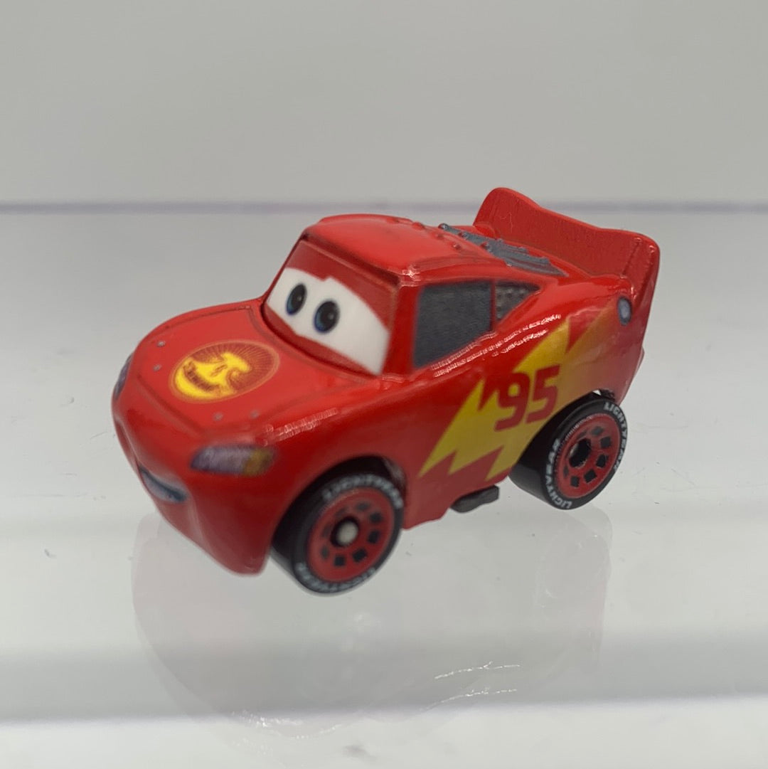 Disney Pixar Cars On the Road Metal Mini Racers - Loose On the Road Lightning McQueen
