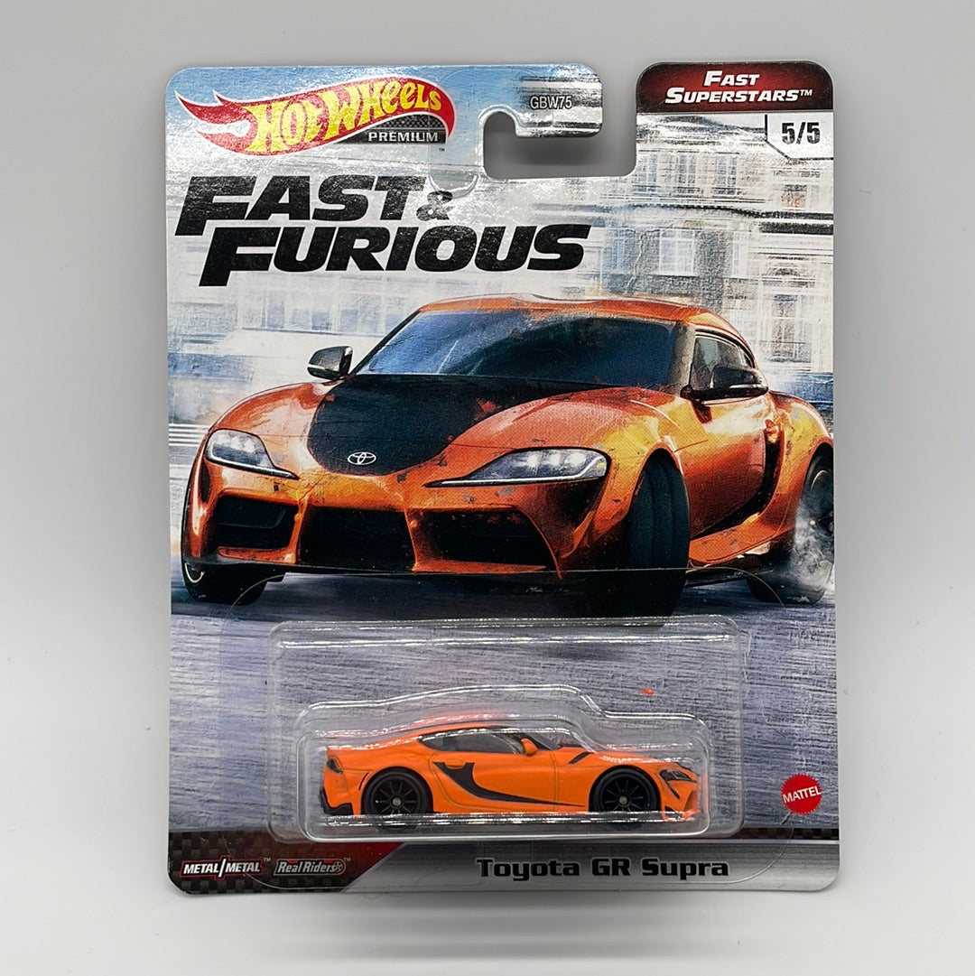 Hot Wheels Premium - Fast & Furious - Fast Superstars Series # 5/5 - Toyota GR Supra