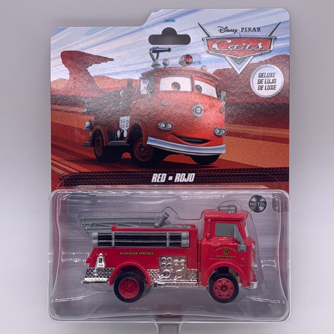 Disney Pixar Cars Movie - Deluxe Size - Red (Radiator Springs Fire Truck)