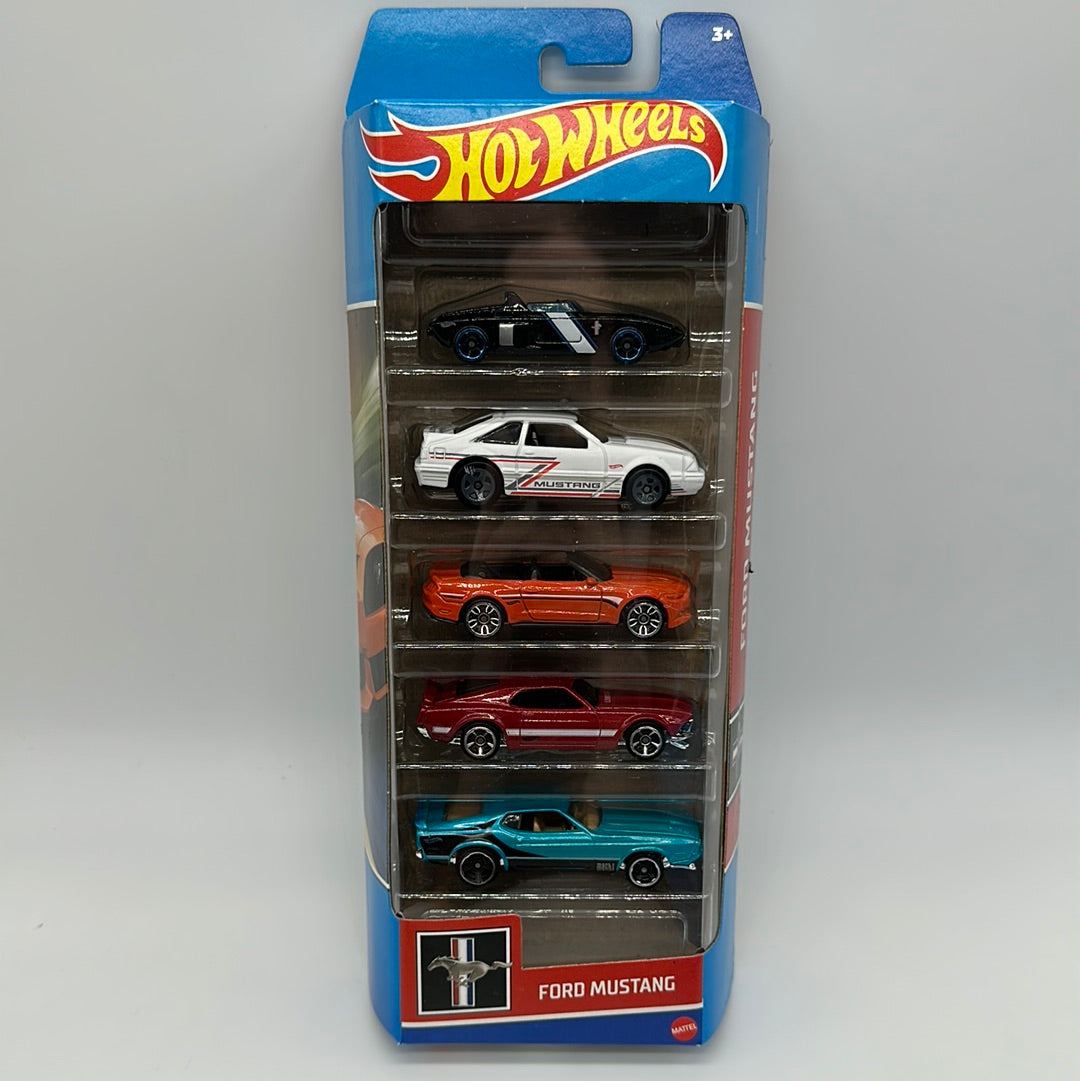 Hot Wheels 5 Pack - 2022 Ford Mustang