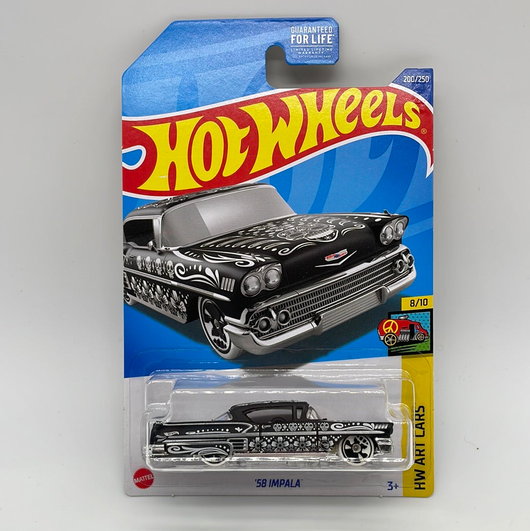 Hot Wheels Regular Treasure Hunt - 2022 L Case - ‘58 Impala