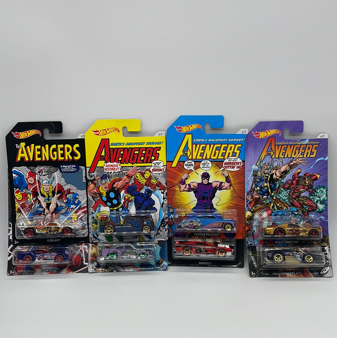 Avengers hot 2024 wheels walmart