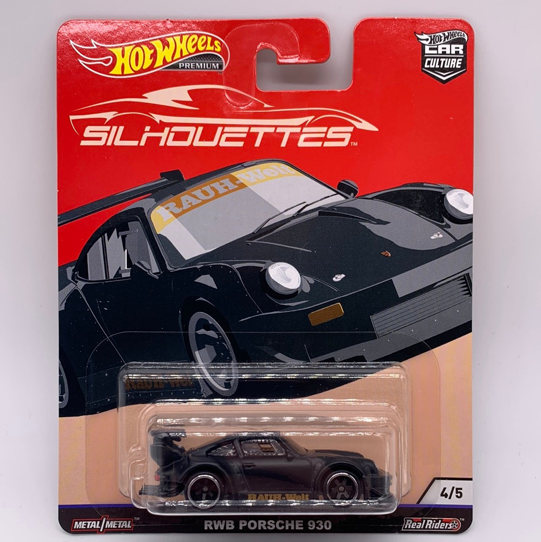 Hot Wheels Car Culture Premium - Silhouettes Series Single - #4/5 - RWB Porsche 930