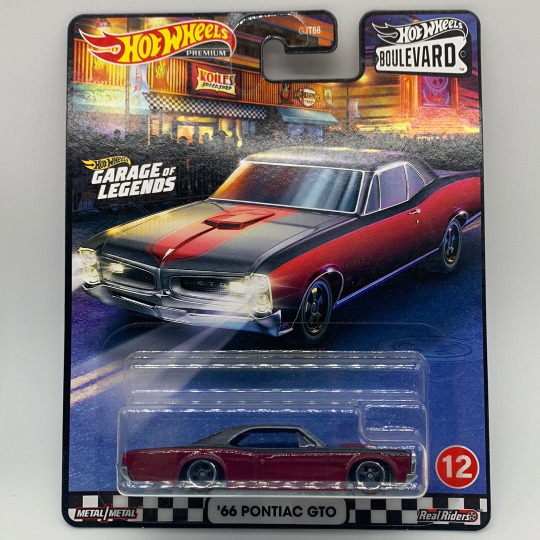 Hot Wheels Premium Walmart Exclusive Boulevard Series Single - #12 - ‘66 Pontiac GTO