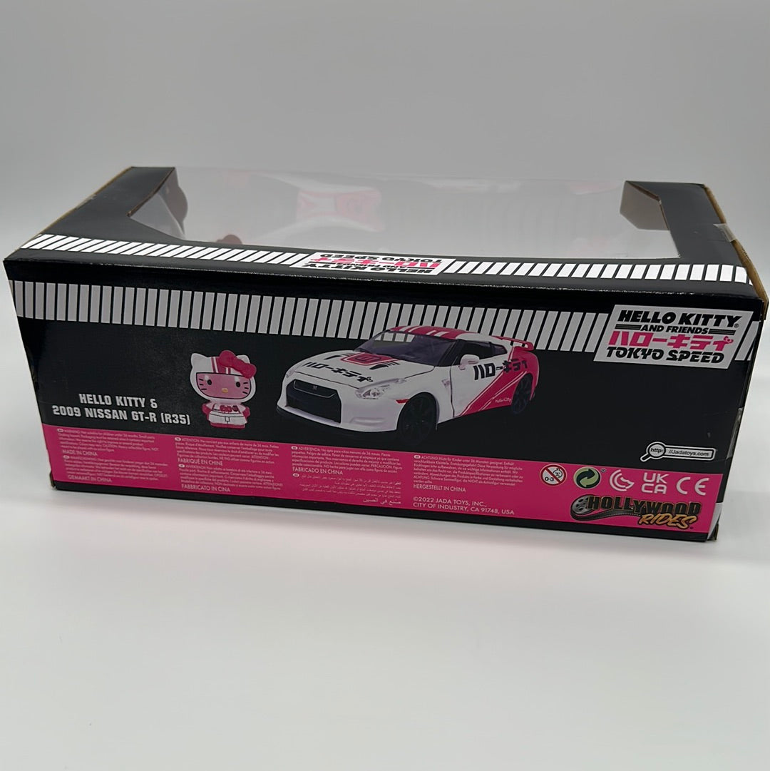 Jada 1:24 Scale - Hello Kitty and Friends Tokyo Speed - Hello Kitty & 2009 Nissan GT-R (R35)