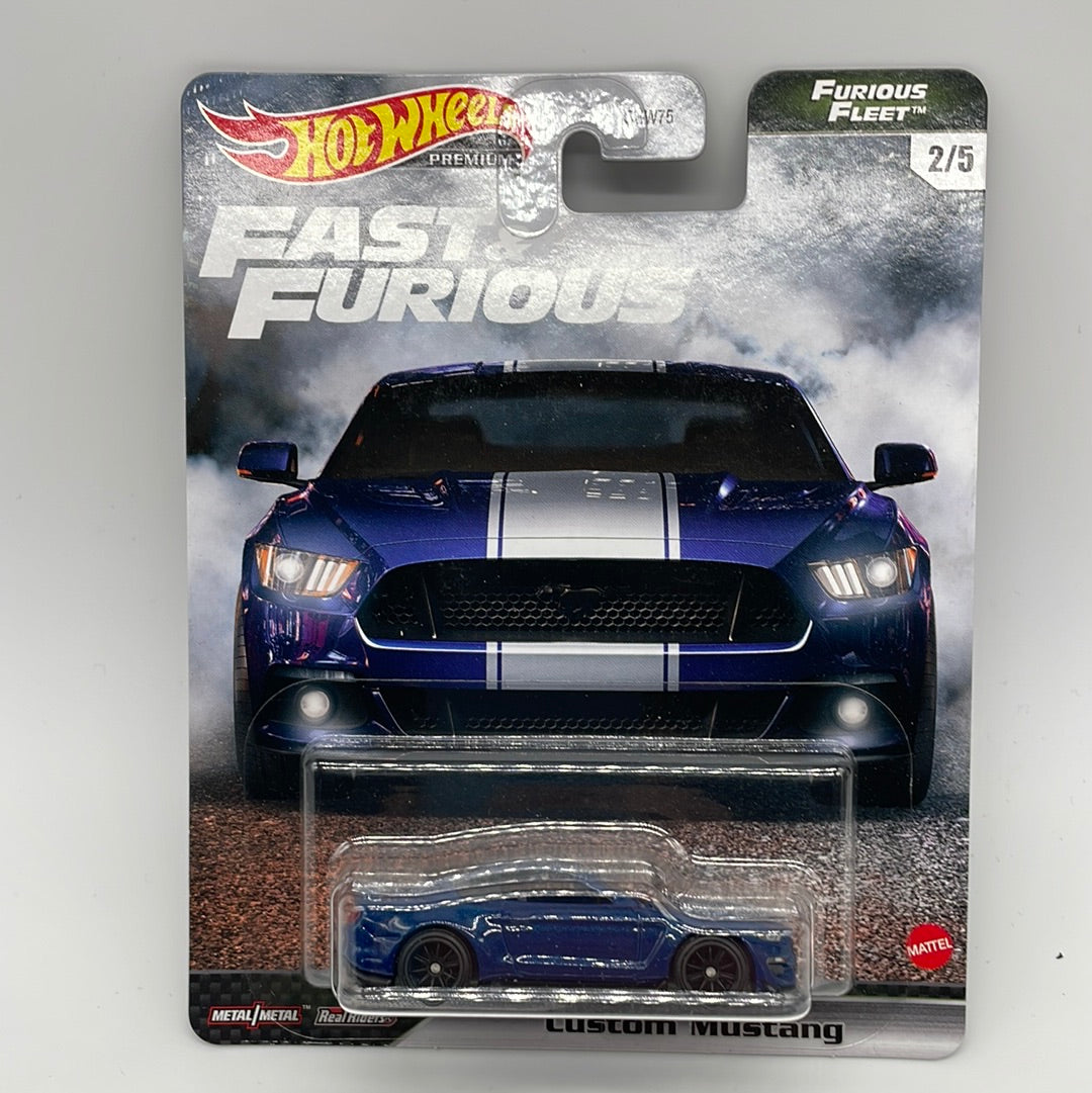 Hot Wheels Premium - Fast & Furious - Furious Fleet Series # 2/5 - Custom Mustang