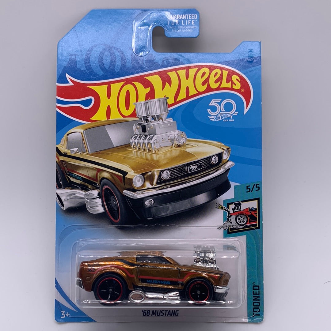 Hot Wheels Super Treasure Hunt - 2018 G Case - Tooned ‘68 Mustang