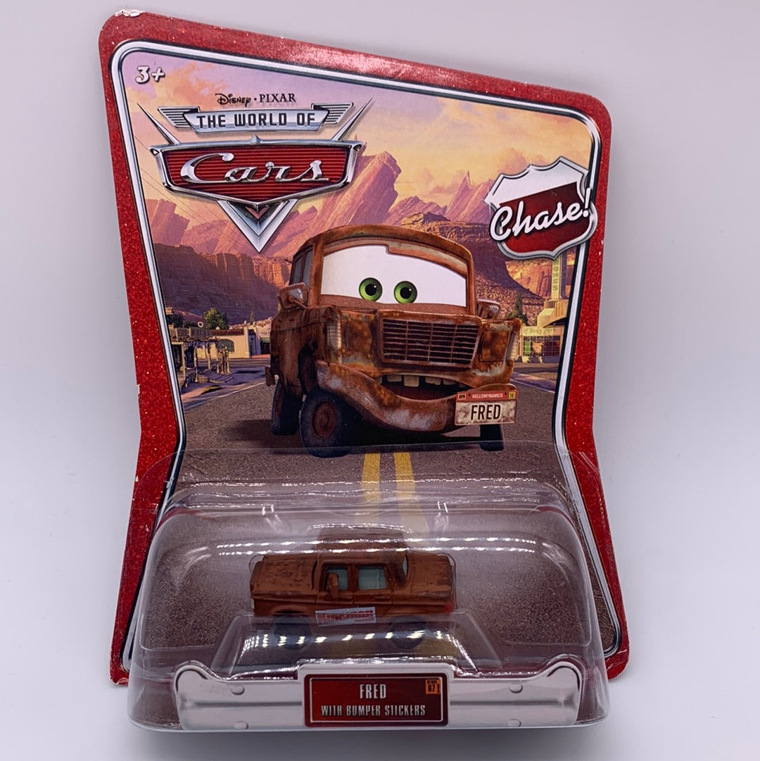 Disney Pixar Cars Movie - The World of Cars Chase Fred with Bumper Stickers