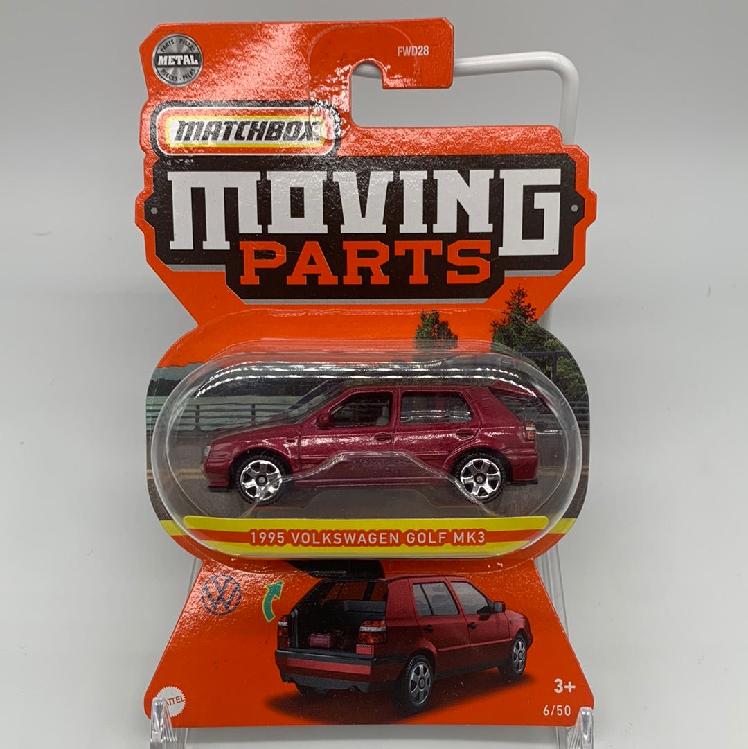 Matchbox Collectors Moving Parts Series - 1995 Volkswagen Golf MK3