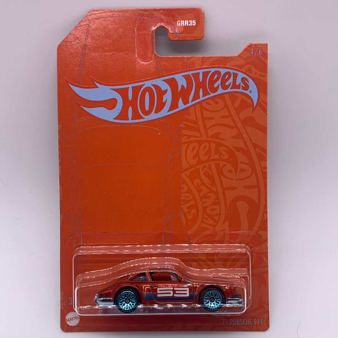 Hot Wheels Mainline - 2021 53rd Anniversary - Orange & Blue ‘71 Porsche 911