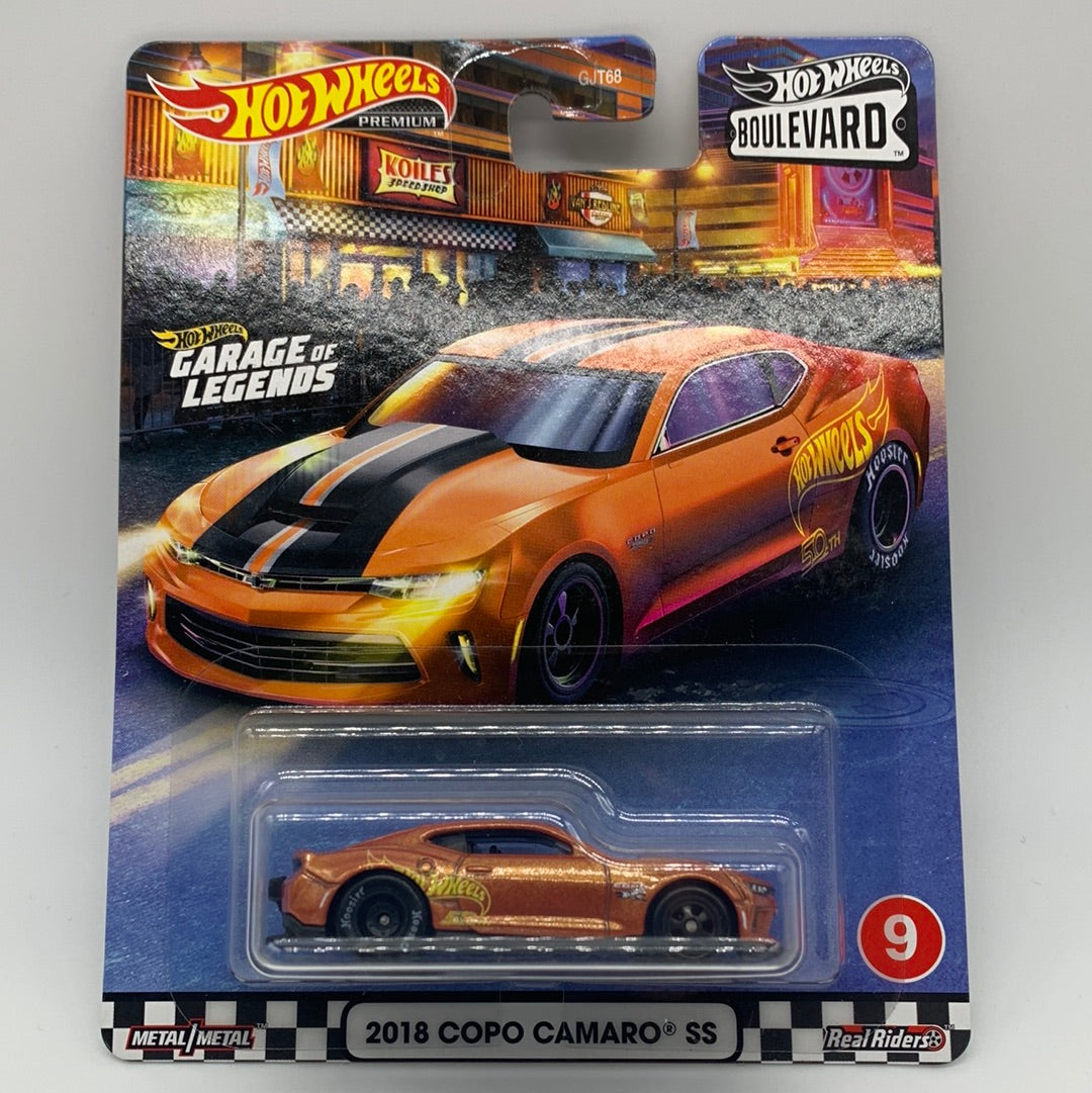Hot Wheels Premium Walmart Exclusive Boulevard Series Single - #9 - 2018 Copo Camaro SS