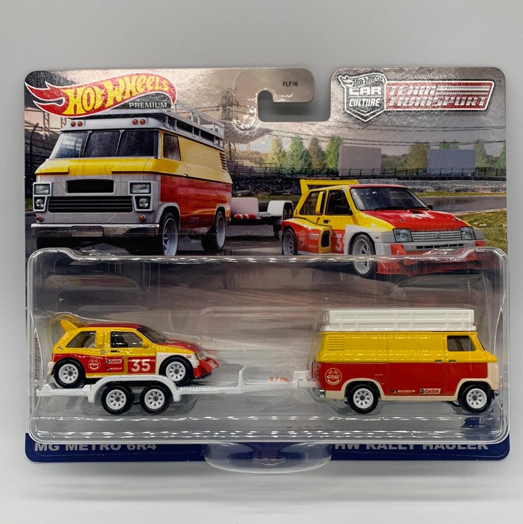 Hot Wheels Car Culture Team Transport - #47 - MG Metro 6R4 & HW Rally Hauler