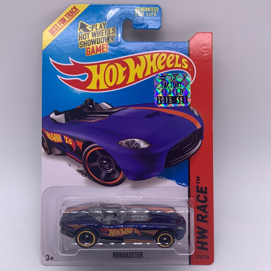 Hot Wheels Super Treasure Hunt - 2015 B Case Factory Stickered - Rrroadster