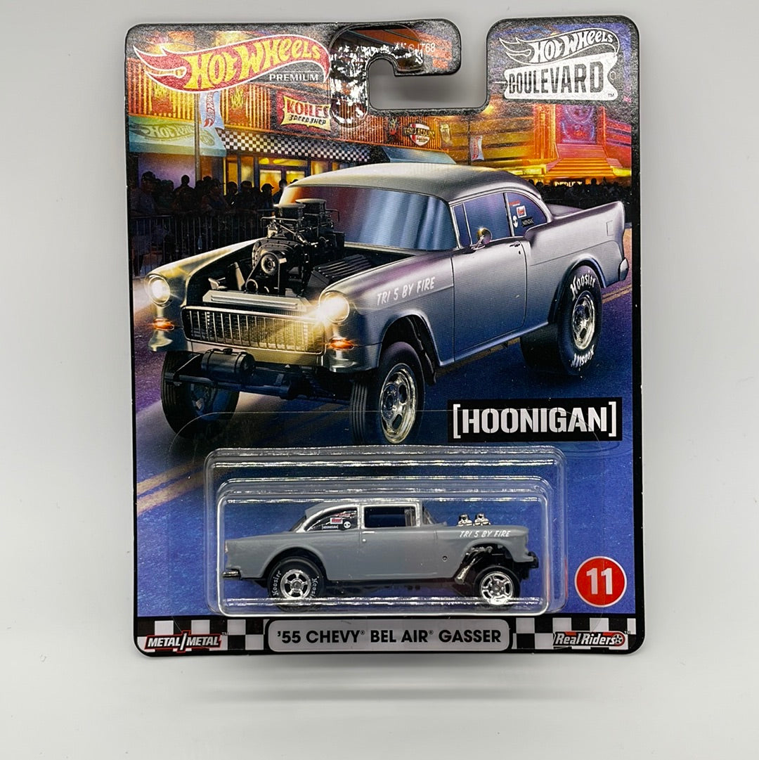 Hot Wheels Boulevard Mix C Single - #11 ‘55 Chevy Bel Air Gasser - Hoonigan