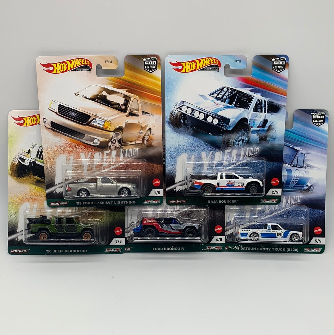 Hot Wheels Car Culture - Hyper Haulers Premium Set of 5