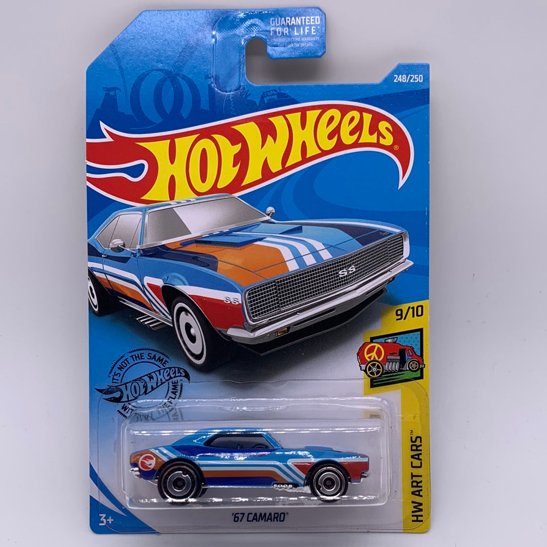 Hot Wheels Regular Treasure Hunt 2019 Q Case 67 Camaro Forbidden Fly