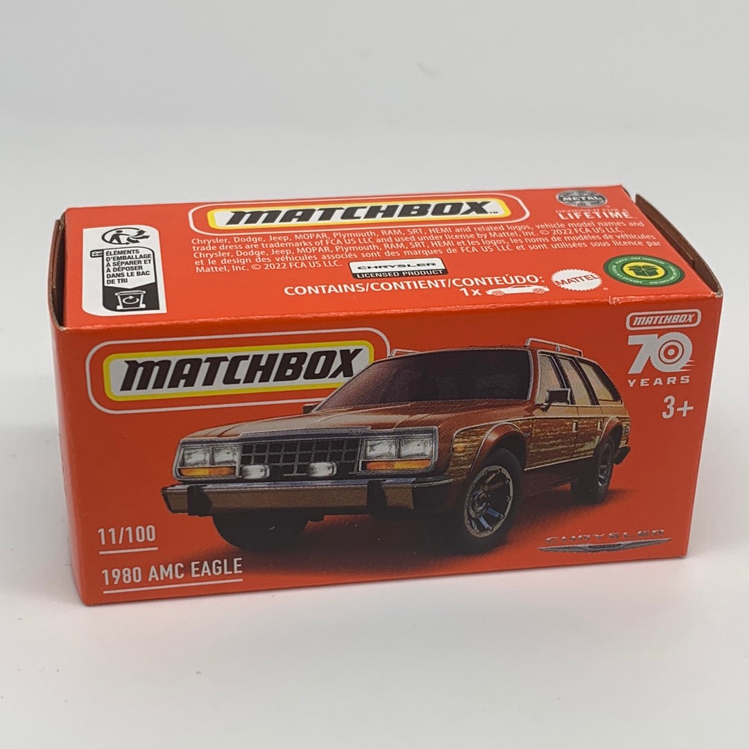 Matchbox Power Grabs - 70 Years #11/100 - 1980 AMC Eagle