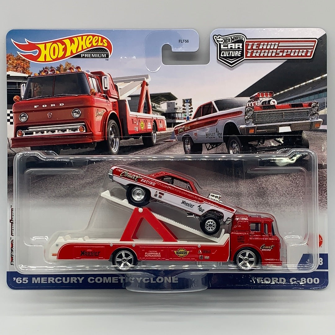 Hot Wheels Car Culture Team Transport - #28 ‘65 Mercury Comet Cyclone & Ford C-800