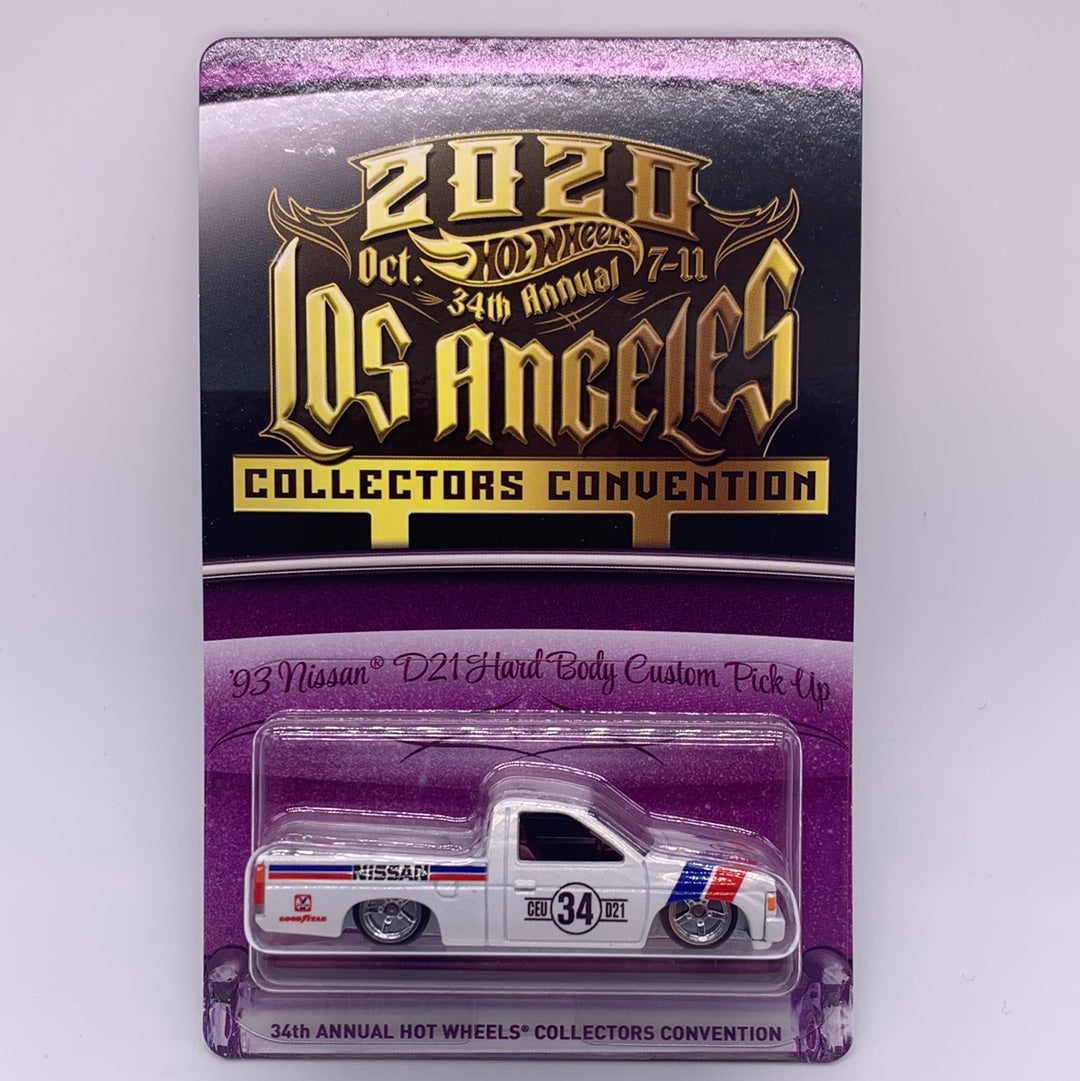 Hot Wheels 2020 34th Annual Los Angeles Collector’s Convention - ‘93 Nissan D21 Hard Body Custom Pickup