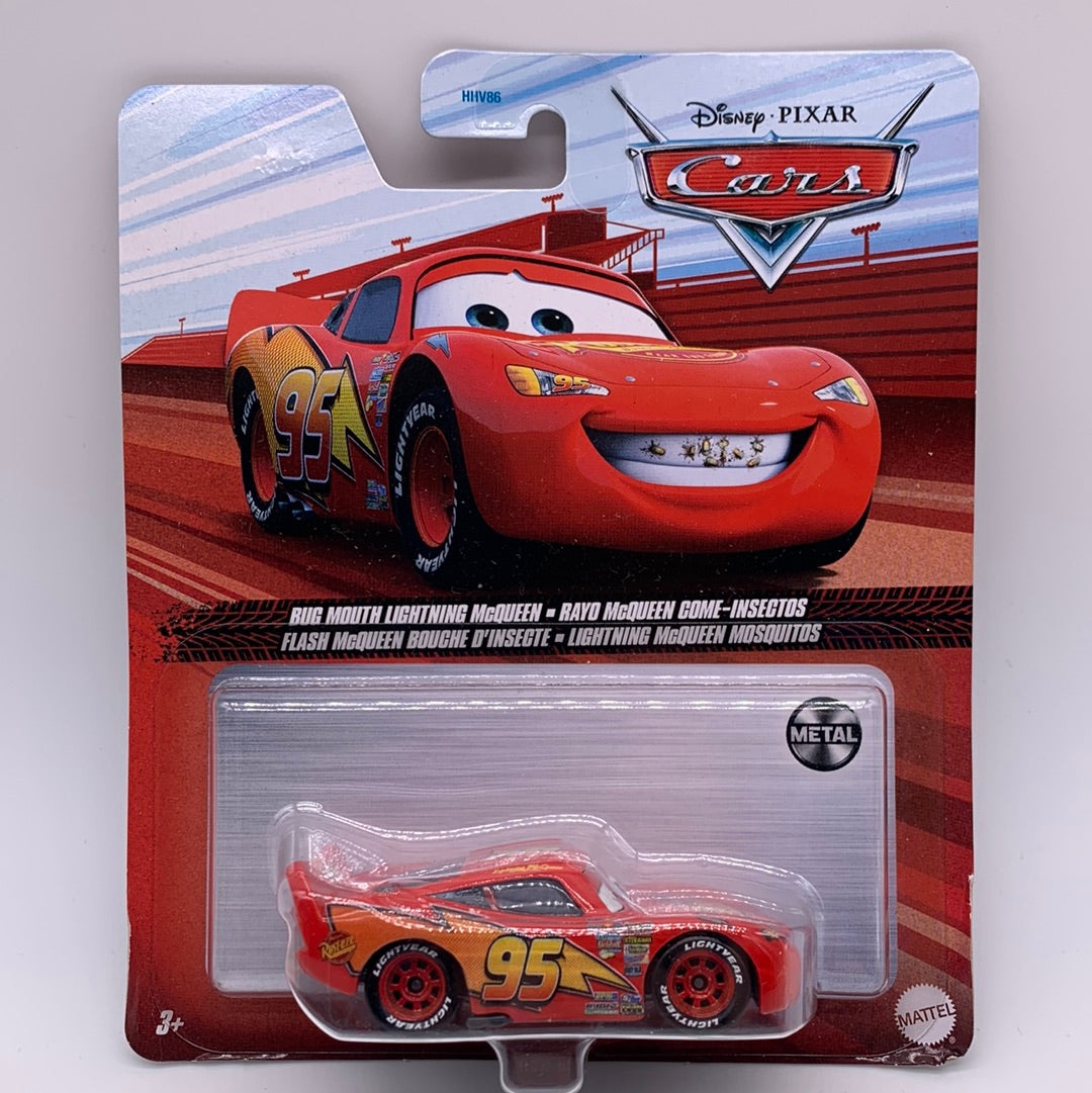 Disney Pixar Cars Movie - Bug Mouth Lightning McQueen