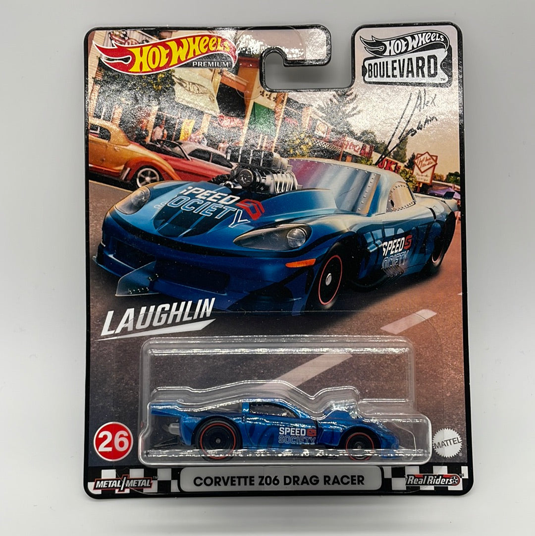 Hot Wheels Boulevard Mix F Single - #26 Corvette Z06 Drag Racer - Alex Laughlin