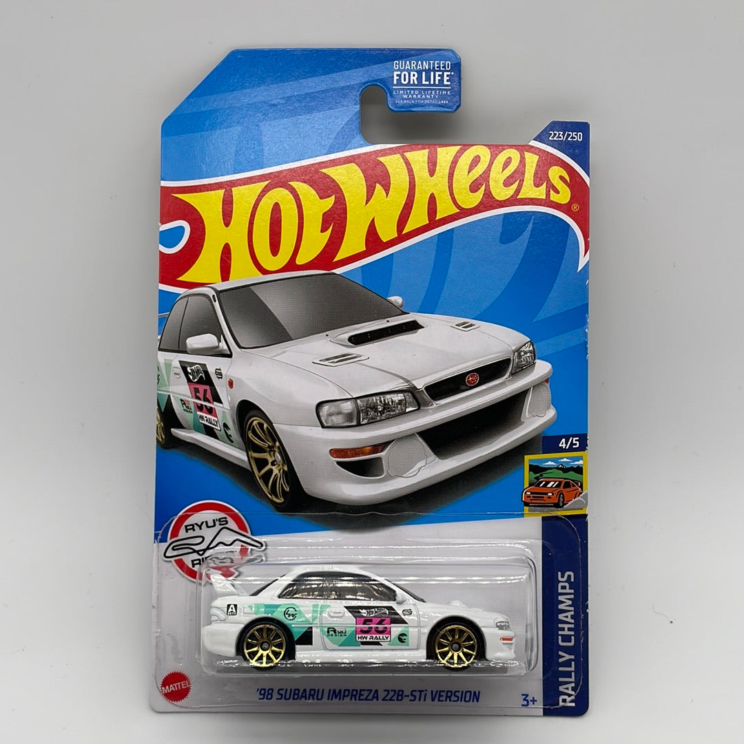 Hot Wheels Regular Treasure Hunt - 2022 N Case - ‘98 Subaru Impreza 22B - STi Version