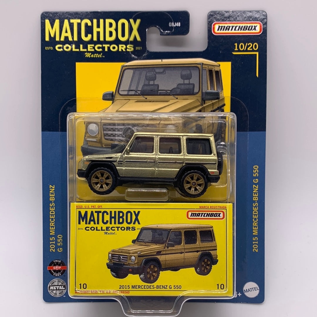 Matchbox Collectors - #10/20 - Gold 2015 Mercedes-Benz G 550