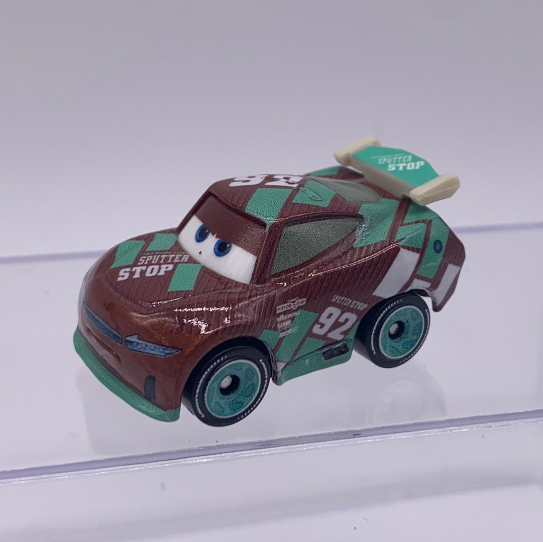 Disney Pixar Cars Movie Metal Mini Racers - Loose Sheldon Shifter Sputter Stop #92 Next Gen Racer