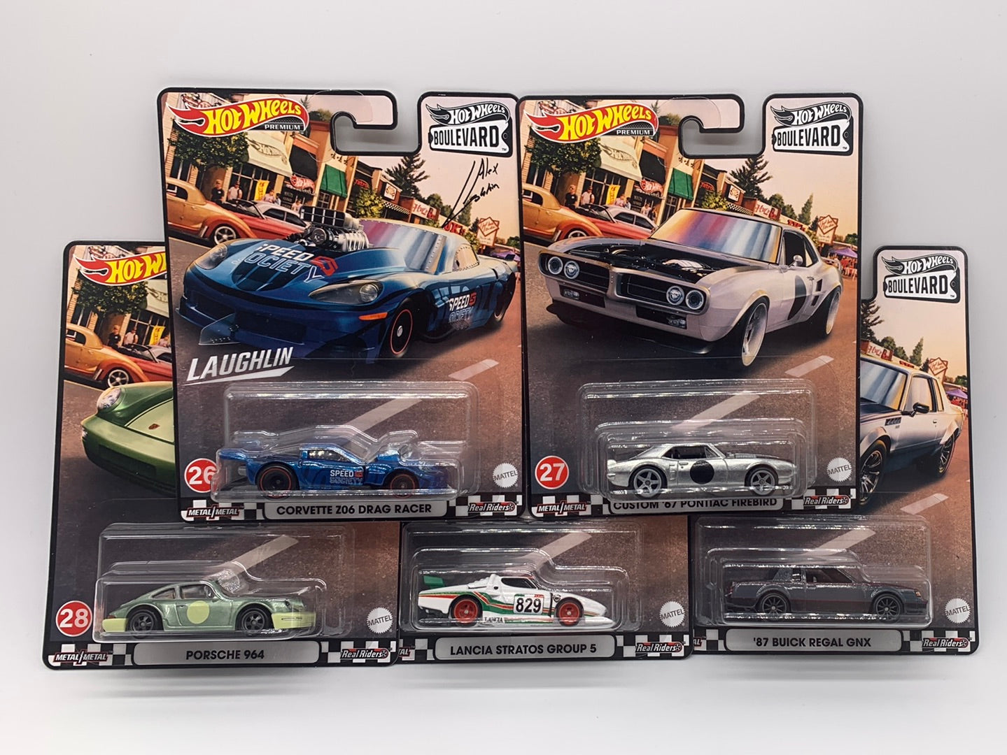 Hot Wheels Premium - Walmart Boulevard Series Mix F (#26-30) Set of 5 –  Forbidden Fly