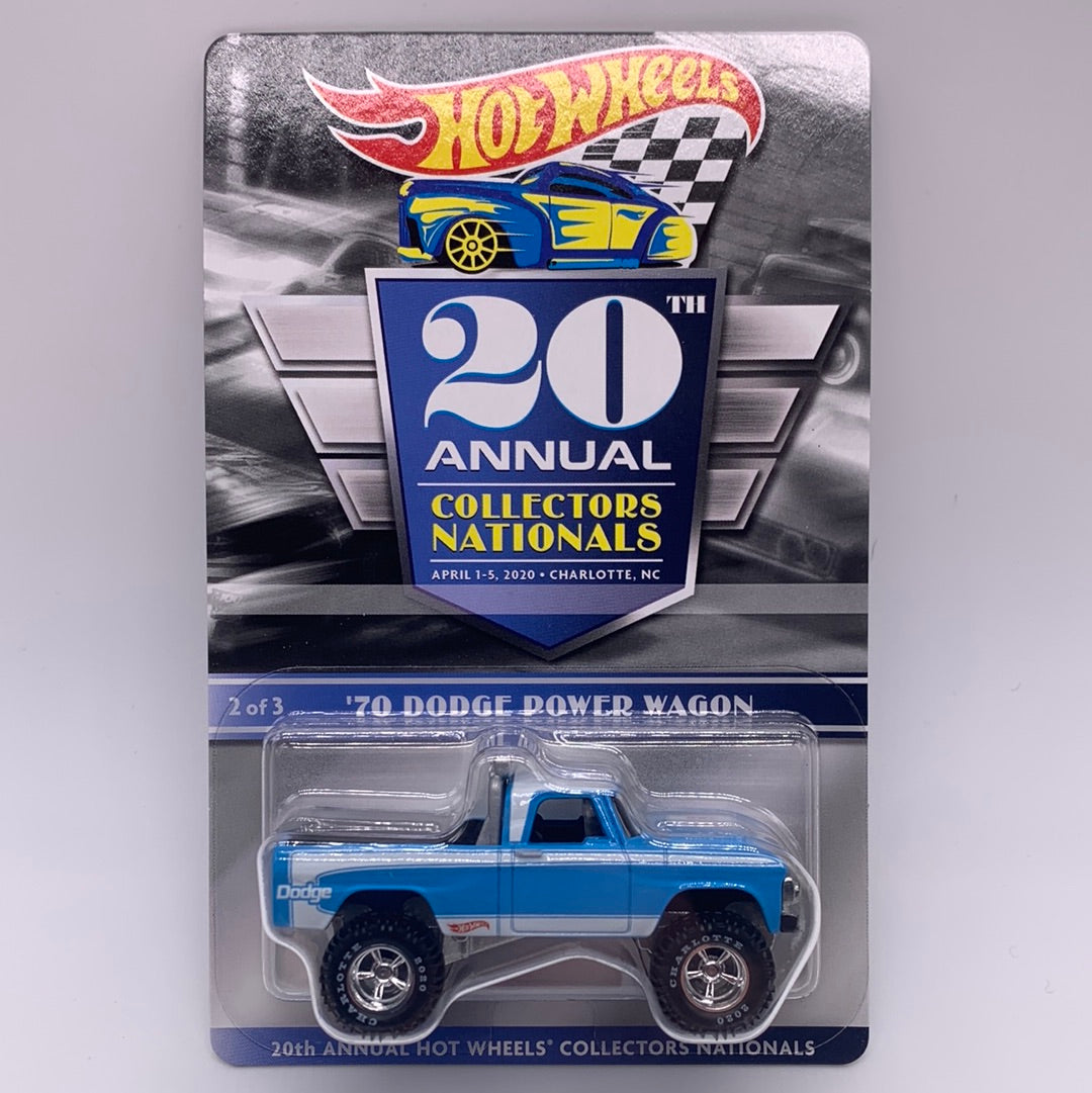 Hot Wheels 20th Annual Collector’s Nationals Convention - 2020 Charlotte, NC - ‘70 Dodge Power Wagon
