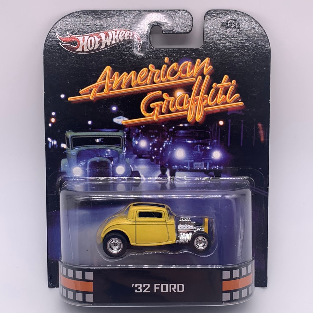 Hot Wheels 2013 Retro Entertainment Premium - American Graffiti ‘32 Ford (Movie Reel Packaging)