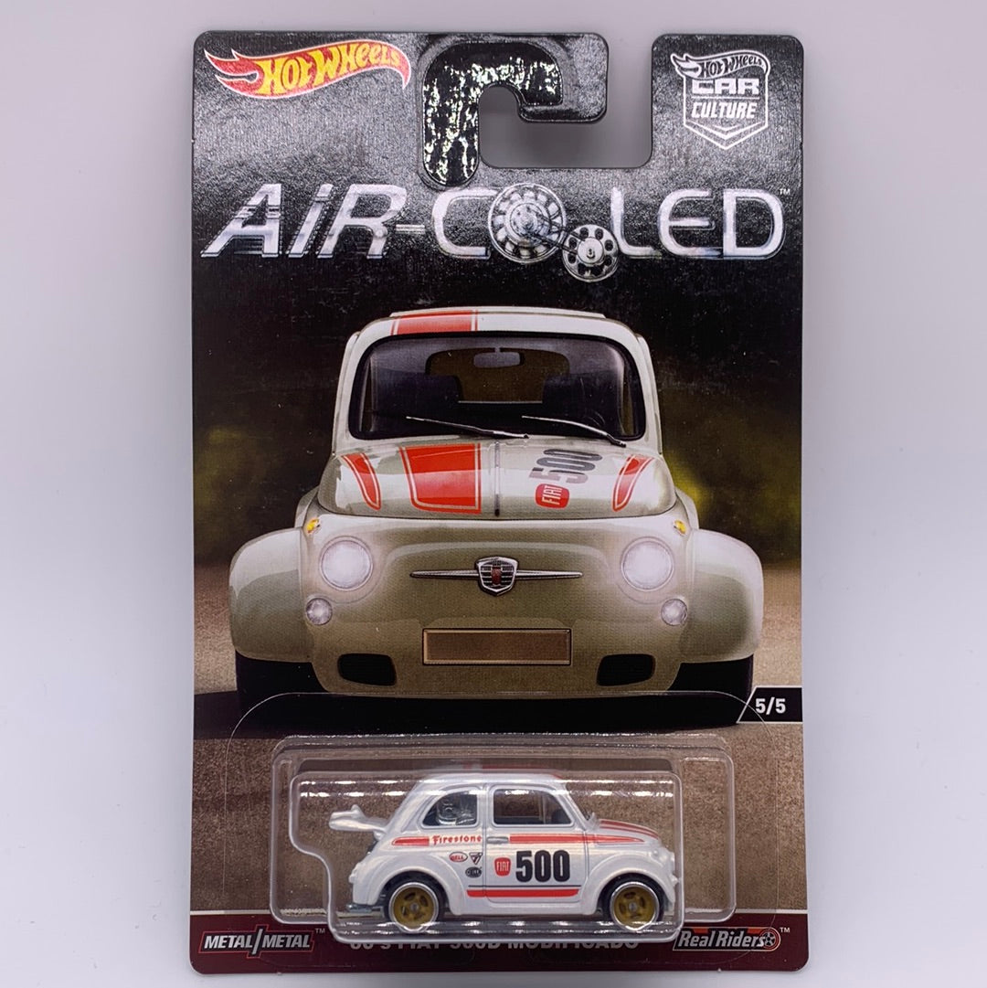 Hot Wheels Car Culture Premium - Air Cooled Series Single - #5/5 - 60’s Fiat 500D Modificado