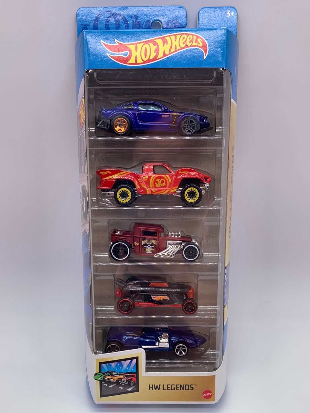 Hot Wheels 5 Pack - 2021 Legends w/ Bone Shaker