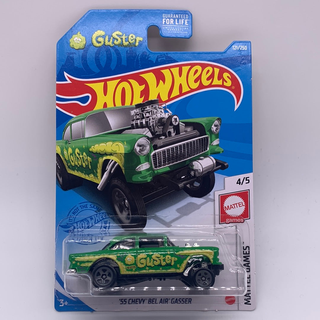 Hot Wheels Mainline - 2021 E Case - Guster ‘55 Chevy Bel Air Gasser