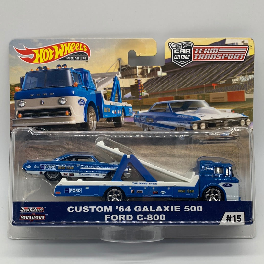 Hot Wheels Car Culture Team Transport - #15 - Custom ‘64 Galaxie 500 & Ford C-800