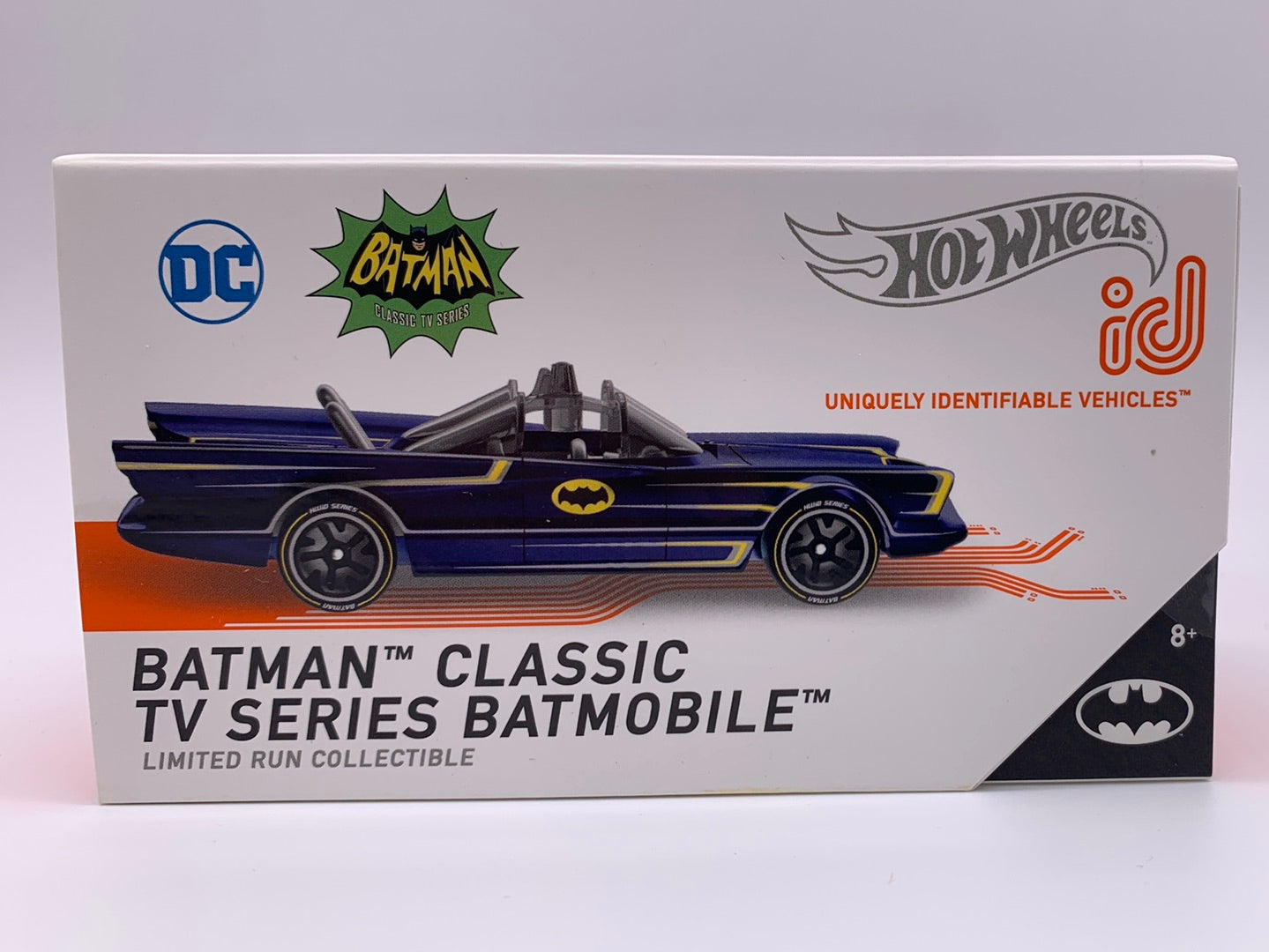 Hot Wheels Boxed Series 2 ID Car - Batman - Batman Classic TV Series Batmobile
