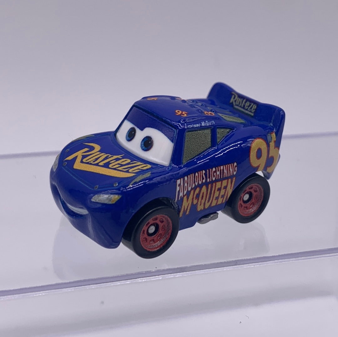Disney Pixar Cars Movie Metal Mini Racers - Loose Fabulous Lightning McQueen