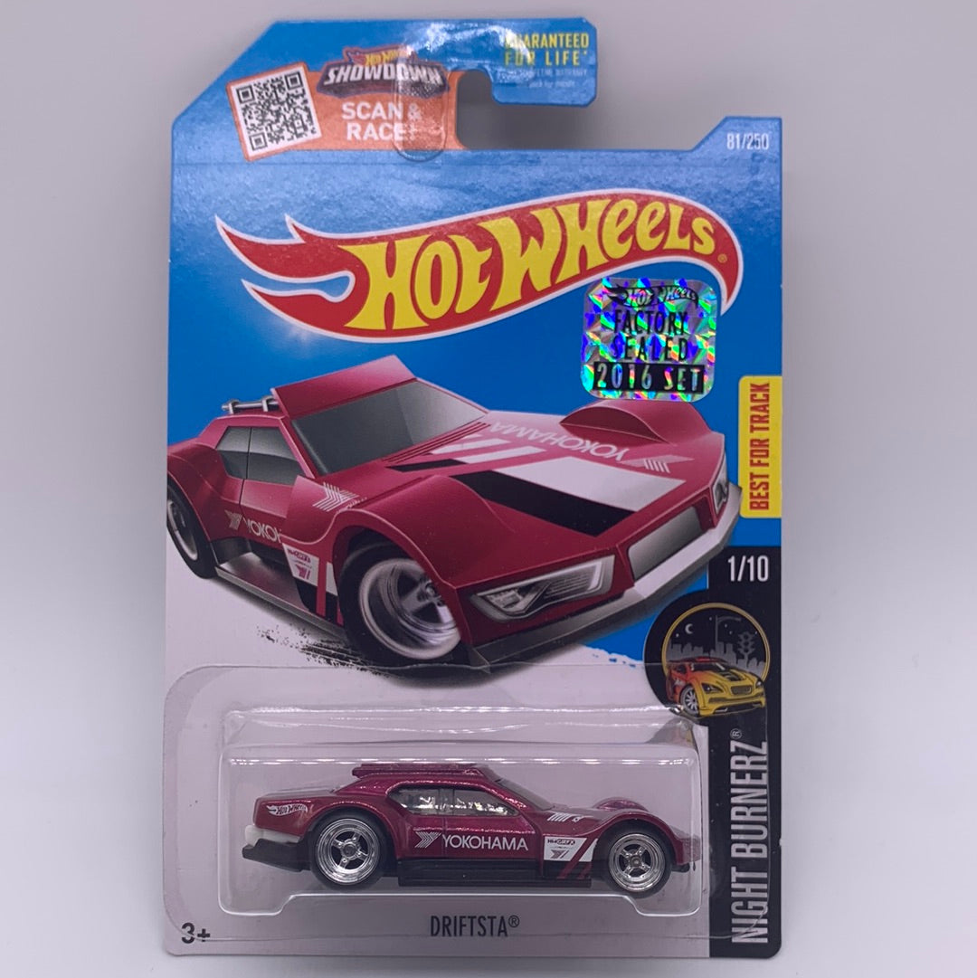 Hot Wheels Super Treasure Hunt - 2016 M Case Factory Stickered - Driftsta