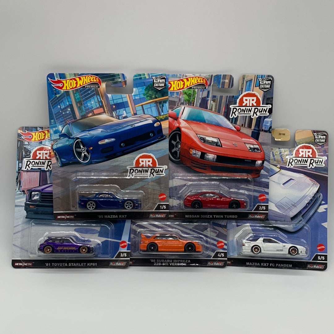 Hot Wheels Car Culture - Ronin Run Premium Set of 5