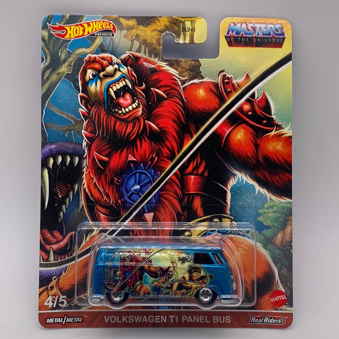 Hot Wheels Pop Culture Premium - Masters of the Universe Series Single - #4/5 - Beast Man Volkswagen T1 Panel Bus