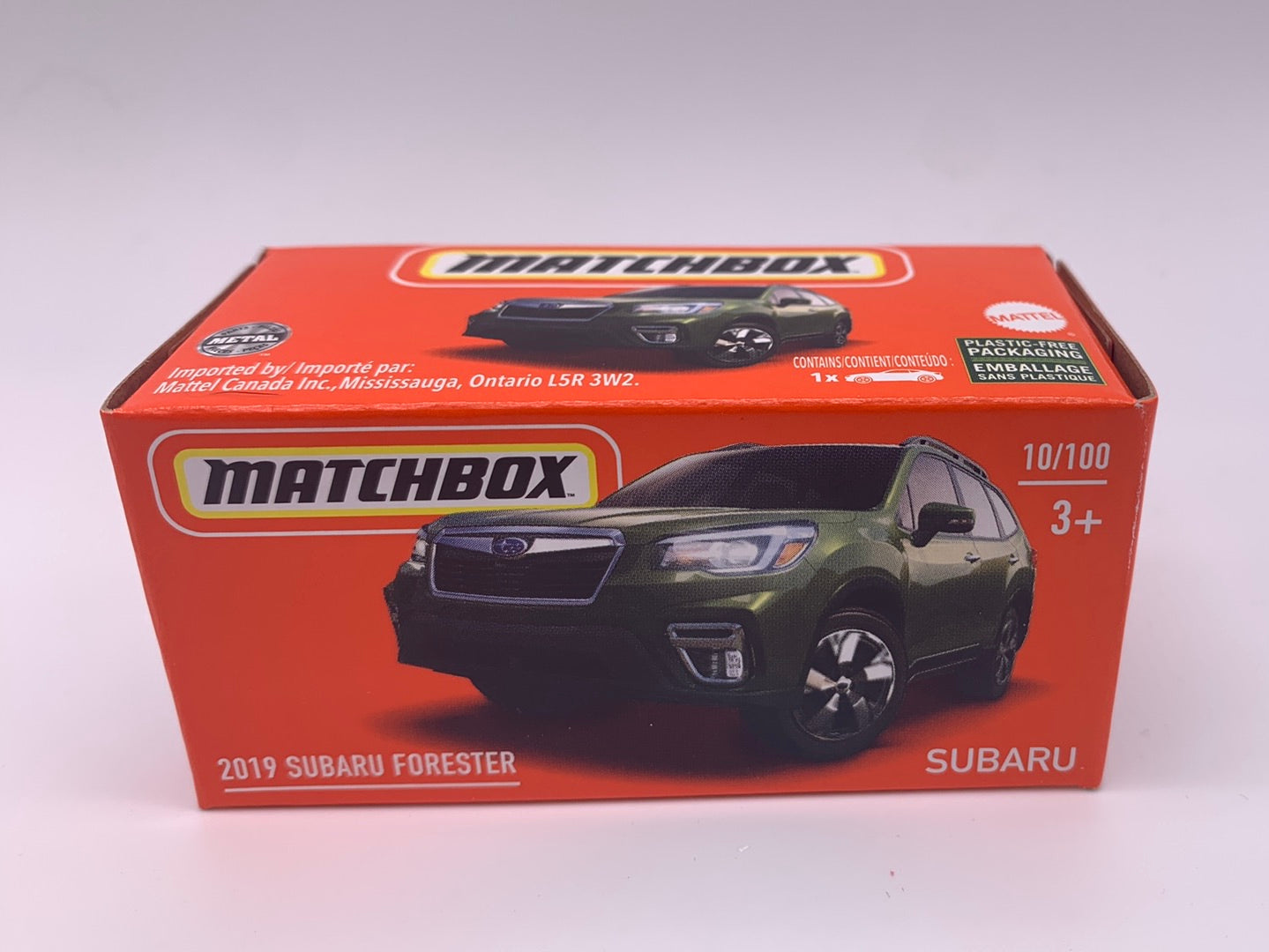 Matchbox Power Grabs - #10/100 - Green 2019 Subaru Forester