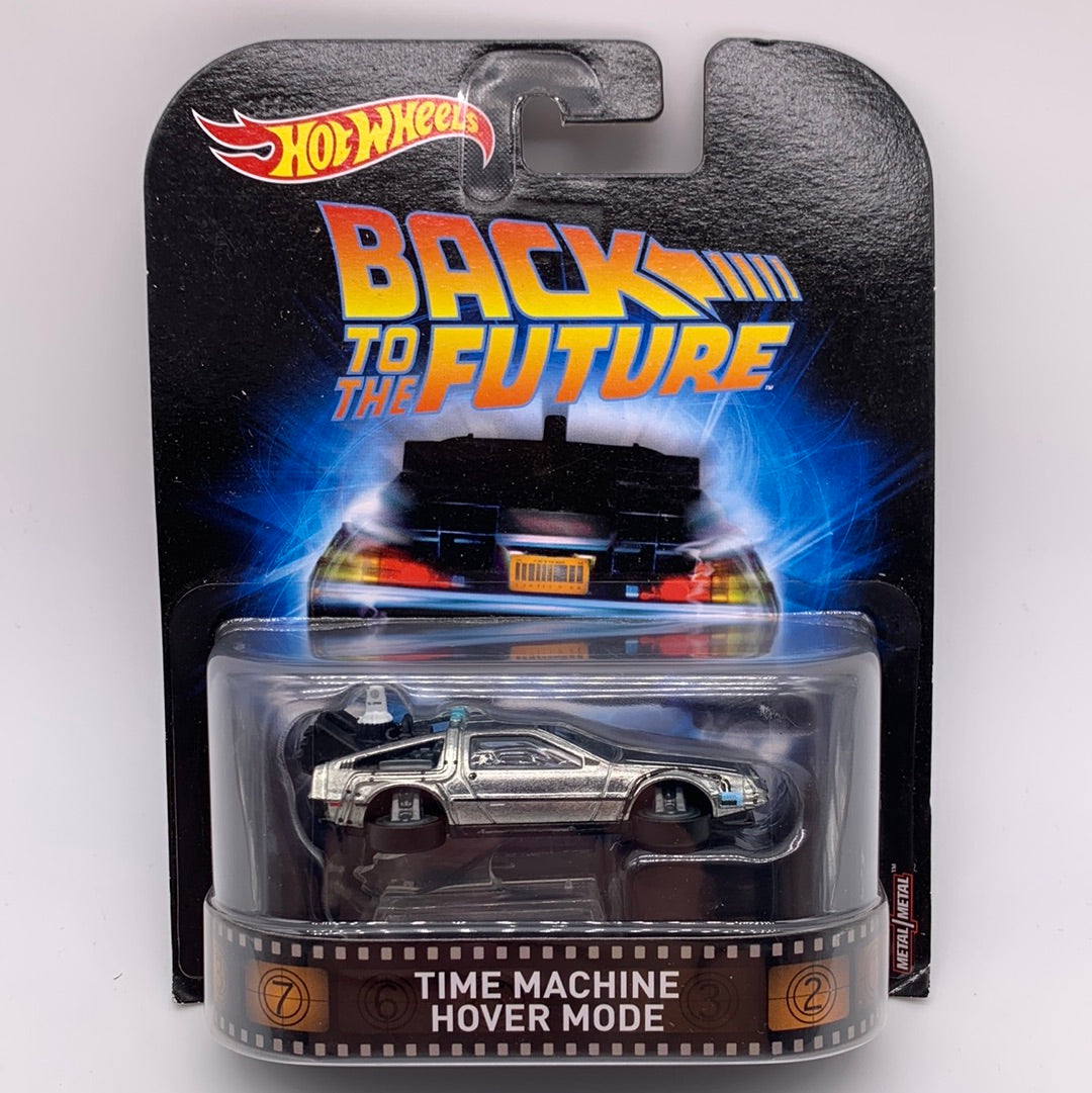 Hot Wheels 2016 Retro Entertainment Premium Single - Back to the Future Movie - Time Machine Hover Mode Delorean