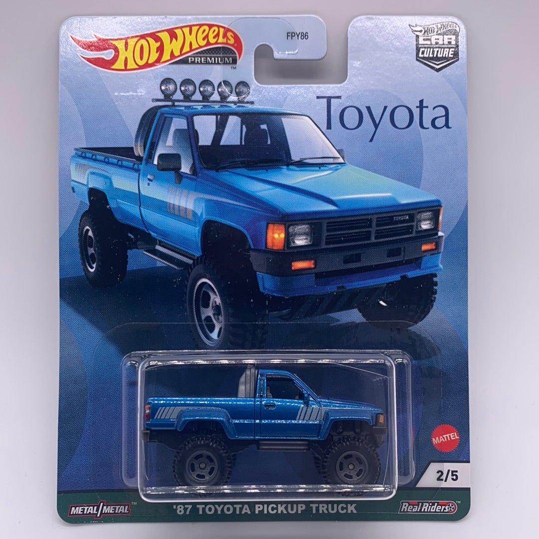 Hot Wheels Car Culture - Toyota Models Premium Series Single - #2/5 - ‘87 Toyota Pickup Truck